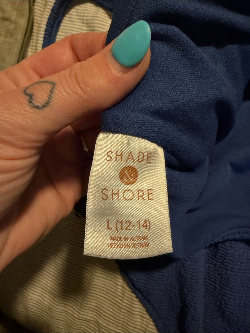 Shade & Shore Blue One-Piece Swimsuit - Picture 3 of 3